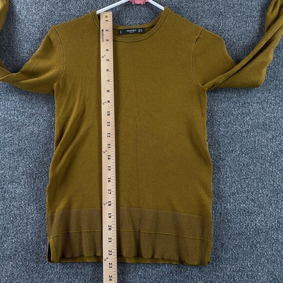 Mango Basics Sweater Green Womans Size XS - Picture 5 of 8